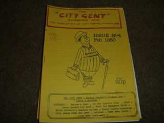 Vintage City Gent Bradford City Fanzine Issue No 4 February 1985