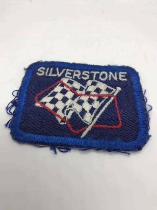 Vintage Silverstone Motor Racing Circuit - Sew On Patch