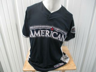 Vintage Majestic Cleveland Indians Grady Sizemore Ny All Star Game Large Jersey