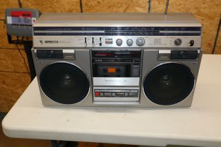 Vintage Aiwa Stereo 600 Radio Cassette Recorder Boombox Cs - 600u To Restore Part