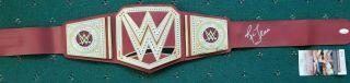 Ric Flair Signed Wwe Championship Belt Jsa The Nature Boy Wrestling Legend