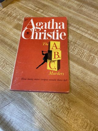 Agatha Christie The Abc Murders 1970 Pocketbooks Vintage Paperback