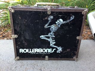 Vintage Roller Bones Powell June 1980 Skates Case Box Rollerbones Box