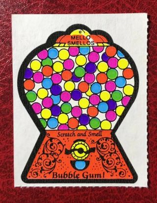 Vintage Mello Smello Scratch & Sniff Sticker