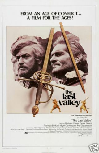 The Last Valley Michael Caine Vintage Movie Poster