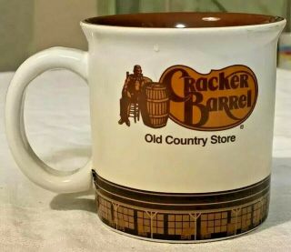 Vtg Cracker Barrel Old Country Store Fireplace Coffee Cup Mug 12 Ounces