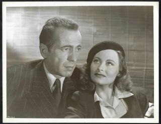 Vintage Humphrey Bogart & Michèle Morgan In Passage To Marseille (1944)