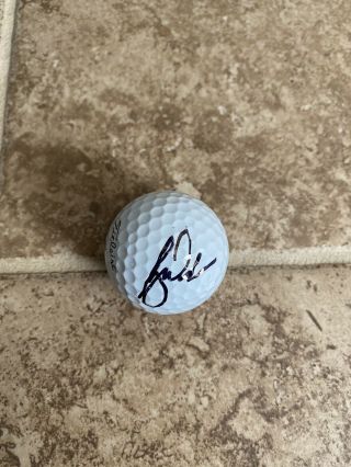 Tiger Woods Autographed Titleist Pro V1 4 Golf Ball.  Comes With.