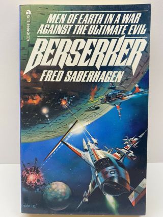 Vtg Berserker By Fred Saberhagen (1978,  Paperback) 1st Ace Edition 05404 - 8