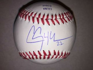 Clayton Kershaw Autograph Signed Baseball Los Angeles Dodgers