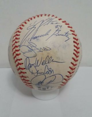 1999 Ny Mets Team Autographed Signed Baseball - W/coa - 26 Signatures