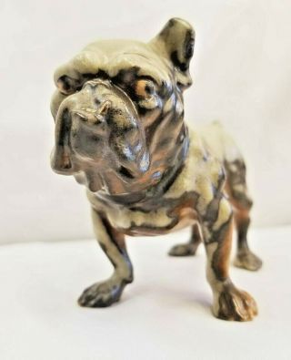 Vintage Royal Copenhagen Bing Grondahl B&G Bulldog Dog Porcelain Figurine 3