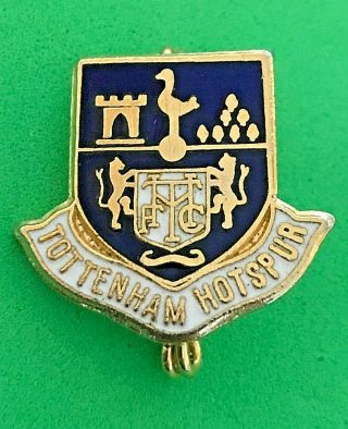 Tottenham Hotspur Fc Vintage Pin - Backed Badge - Spurs