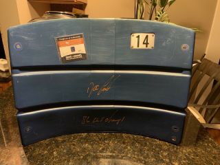 1986 York Mets Champs Signed Game Seatback Dwight “doc” Gooden Da42223
