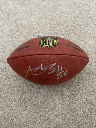 Antonio Brown Signed Official Nfl Game Ball “the Duke” Steelers Patriors