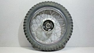 1974 Honda St90 St 90 Vintage Trail Front Wheel Rim Hub (okay Tire)