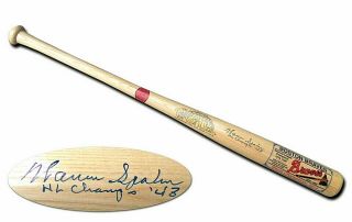 Braves Warren Spahn Signed Autographed Cooperstown Bat Co.  Baseball Bat W/coa