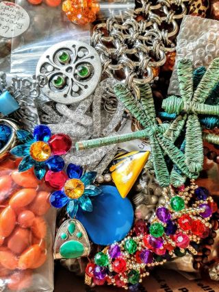 HUGE 13,  LBS.  of Junk Drawer Jewelry - Vintage to Now 2