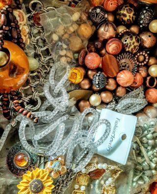 HUGE 13,  LBS.  of Junk Drawer Jewelry - Vintage to Now 3