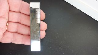 Vintage Silver Match Gas Lighter_ (parts - Not.  Restore))