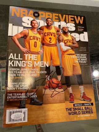 Kyrie Irving Cleveland Cavaliers Signed Sports Illustrated Jsa Authentic