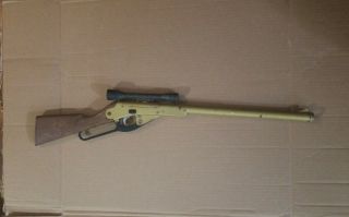 Vintage Daisy Bb Gun Model No.  104 Golden Eagle With Scope