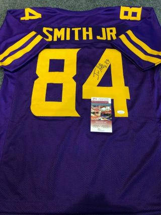 Minnesota Vikings Irv Smith Jr Autographed Signed Jersey Jsa