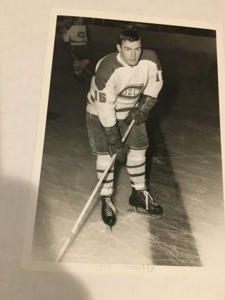 Vintage Hockey Photo Montreal Canadiens Wayne Cconnelly