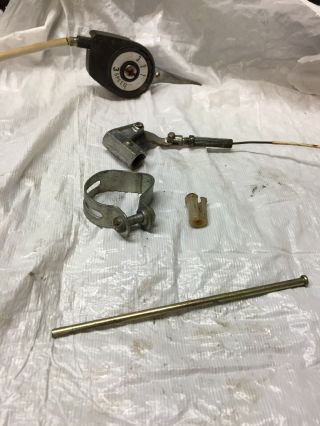 Shimano Vintage 3sp Triger Shifter W Bell Crank And Cable Stop