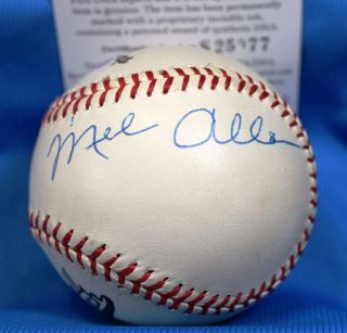 Mel Allen Psa Dna Hand Signed Autograph Baseball Yankees