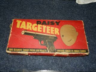 Vintage Daisy Model 118 Target Special Bb Gun Pistol Plymouth Mi With Target Box