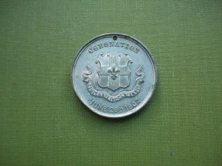 1902,  Edward Vii & Queen Alexandra,  Coronation Medal: City Of Lincoln.
