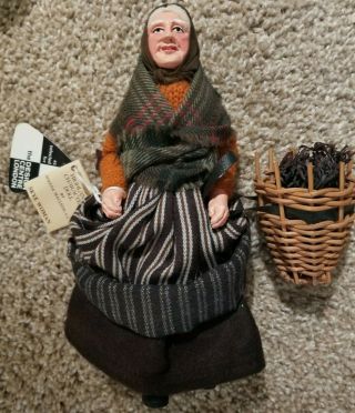 Vintage Highland Character Doll By Sheena Macleod,  Skye Woman,  Seaweed,  Handmade