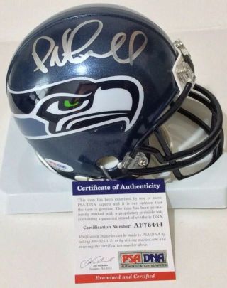 Pete Carroll Signed Autographed Seattle Seahawks Mini Helmet Psa/dna