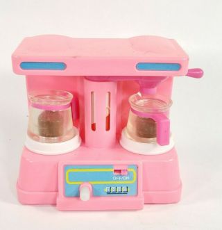 Mattel Vintage Barbie Coffee Maker Wind Up Toy Rare 1993 No.  65014