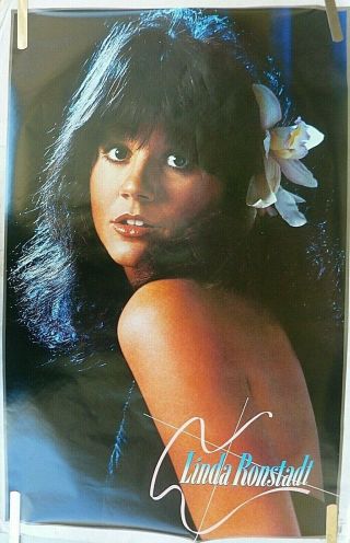 Rare Linda Ronstadt 1977 Vintage Music Poster