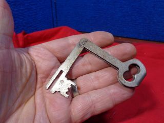 Vintage Folding Key Skeleton Key F - 1