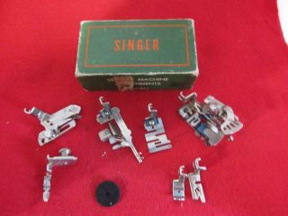 Vintage Singer Attachments Featherweight 221 And Others No Box 1