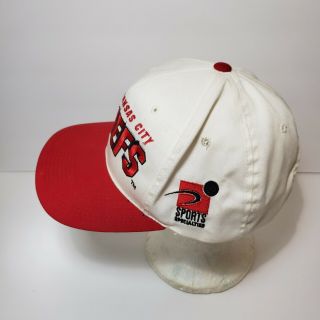 VTG 90s Sports Specialties Kansas City Chiefs Shadow Snapback Hat Cap NFL RARE 3