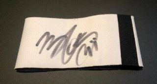 WWE FINN BALOR RING WORN HAND SIGNED ARMBAND WITH EXACT PICTURE PROOF AND 6 2