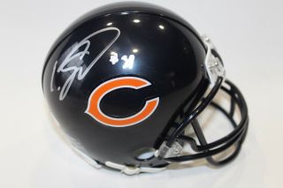 Eddie Jackson Chicago Bears Signed Autographed Mini Helmet Jsa Auto