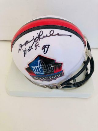 Don Shula & Dan Marino Signed Hof 97,  05 Hall Of Fame Helmet Jsa M57861