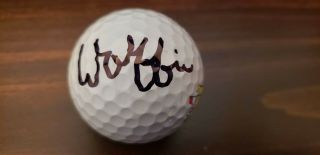 Matthew Wolff Signed Titleist Masters Logo Golf Ball With Case Pga Auto