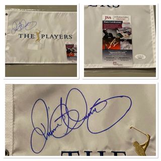 Rory Mcilroy Autographed Undated Players Signed Flag Masters 2020 Us Open Jsa