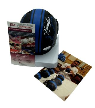 Kenny Golladay Detroit Lions Signed Lions Eclipse Mini Helmet JSA 152437 3