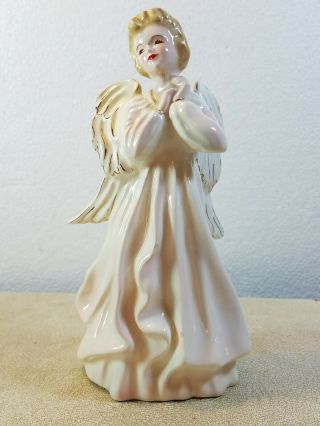 Vintage 1960s Florence Ceramics Angel 7 3/4 " Tall