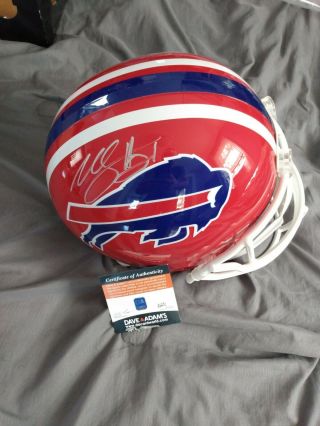 Willis Mcgahee Buffalo Bills Signed Full Size Riddell Football Helmet Autograph