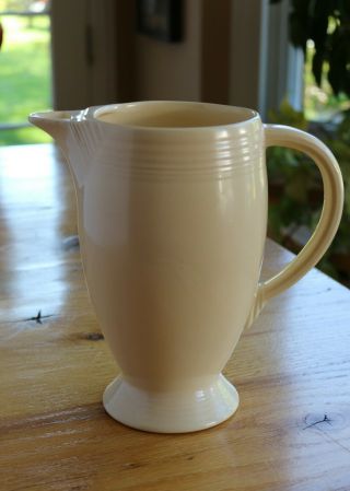Vintage Fiesta Homer Laughlin Coffee Pot No Lid Ivory Color