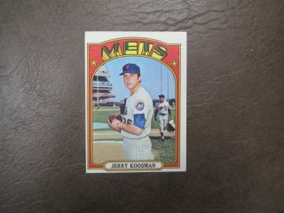 1972 Topps Jerry Koosman High Number Baseball Card Mets 697 Vintage