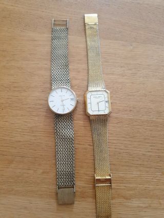Joblot 2 Vintage Ladies Quartz Watches,  Order Avia,  Solvil Et Titus